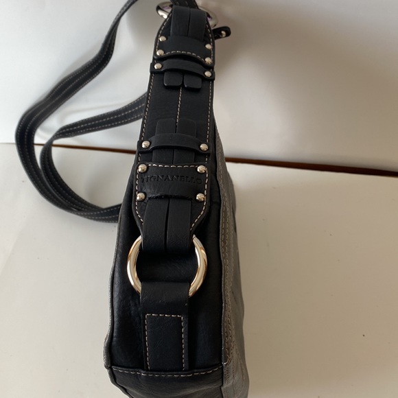 NWT Tignanello Leather Crossbody Pewter Shoulder Bag - Picture 5 of 16